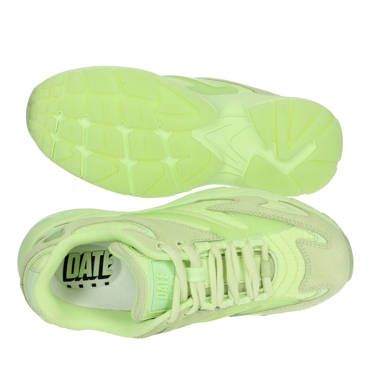 D.A.T.E. Donna Sneakers bassa W401-SN-CO-GR Verde