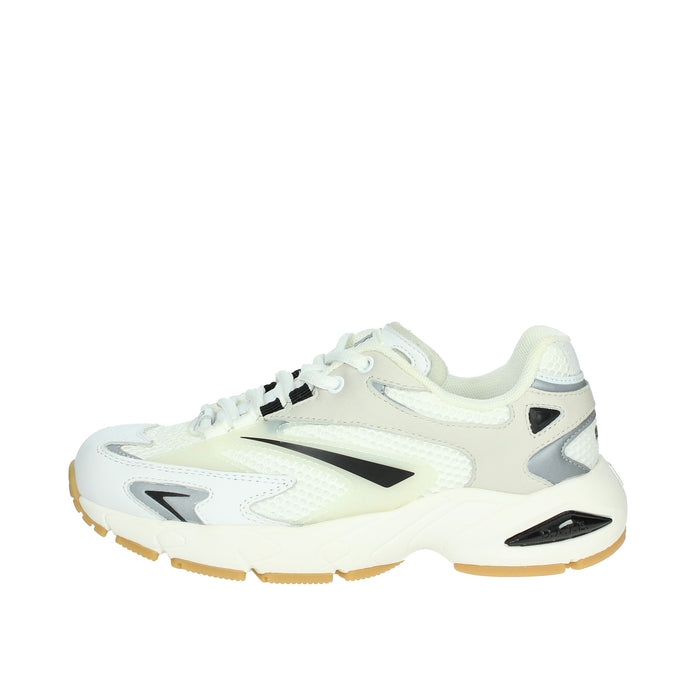 D.A.T.E. Donna Sneakers bassa W401-SN-ME-WA Bianco/Grigio