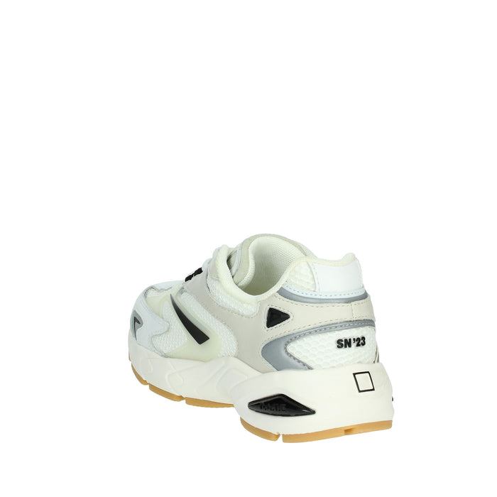 D.A.T.E. Donna Sneakers bassa W401-SN-ME-WA Bianco/Grigio