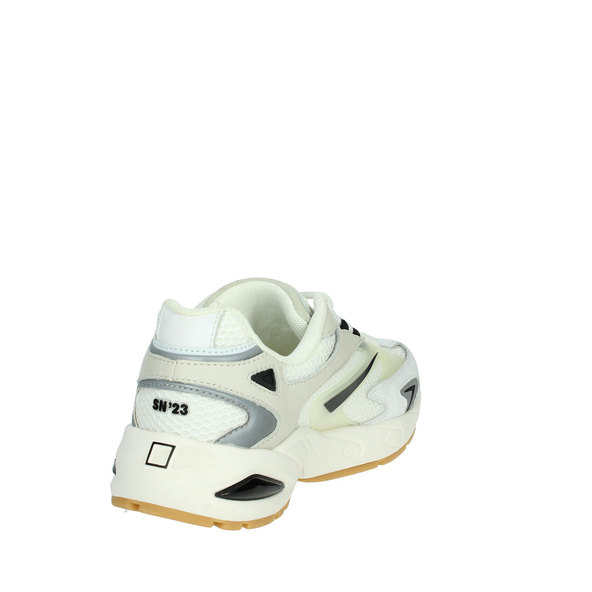 D.A.T.E. Donna Sneakers bassa W401-SN-ME-WA Bianco/Grigio