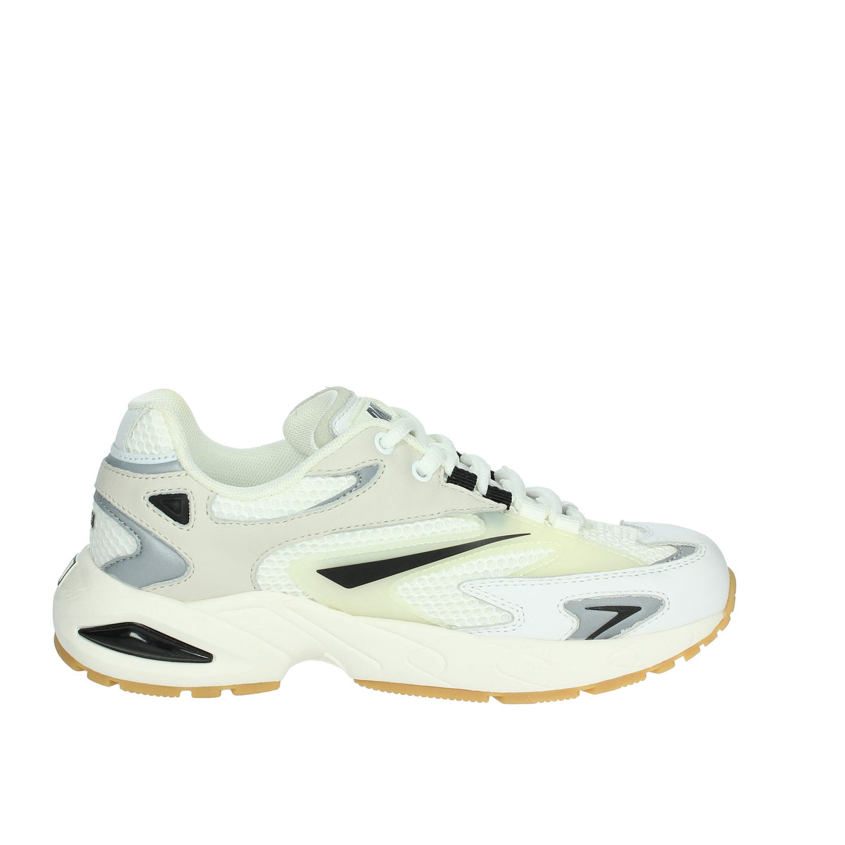 D.A.T.E. Donna Sneakers bassa W401-SN-ME-WA Bianco/Grigio