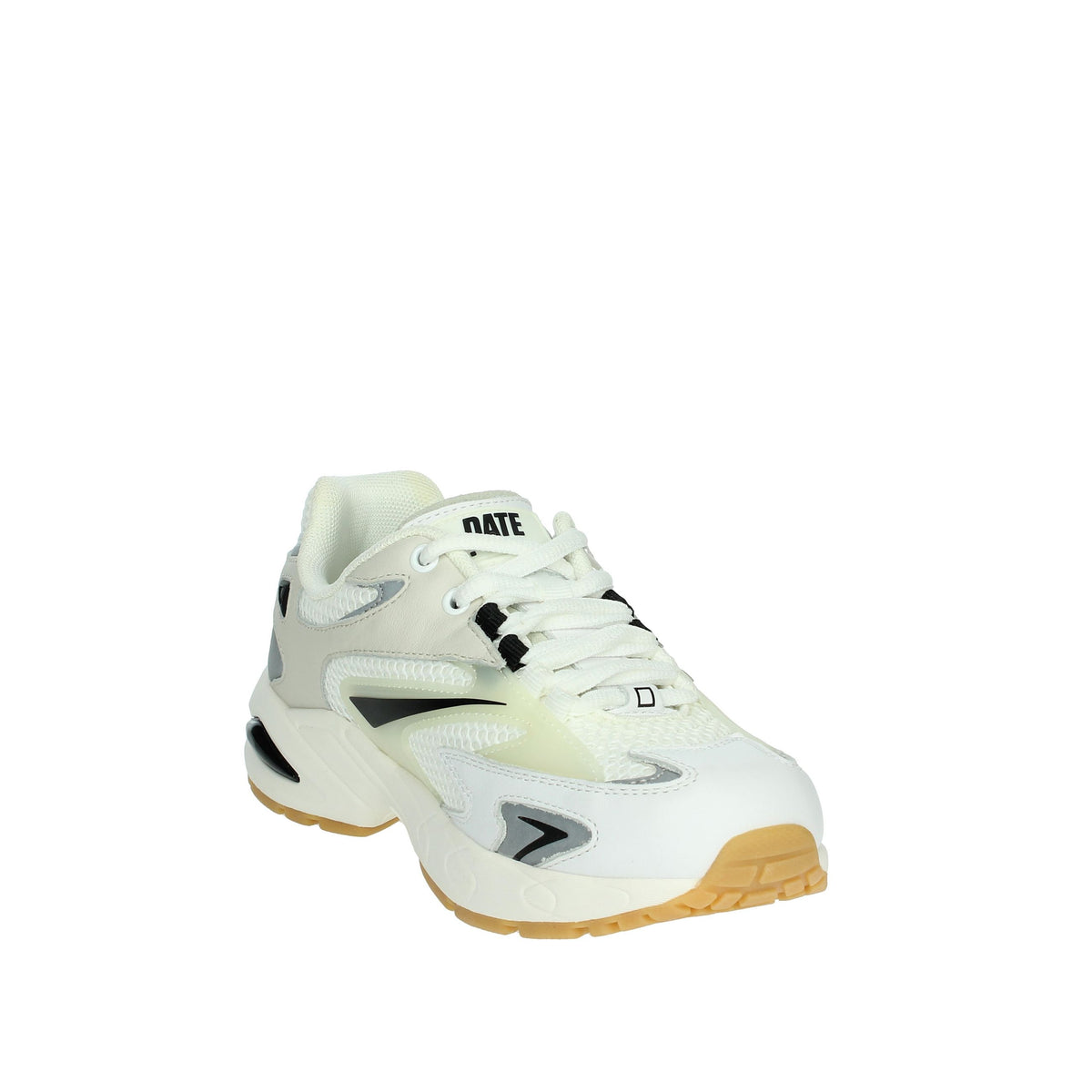 D.A.T.E. Donna Sneakers bassa W401-SN-ME-WA Bianco/Grigio