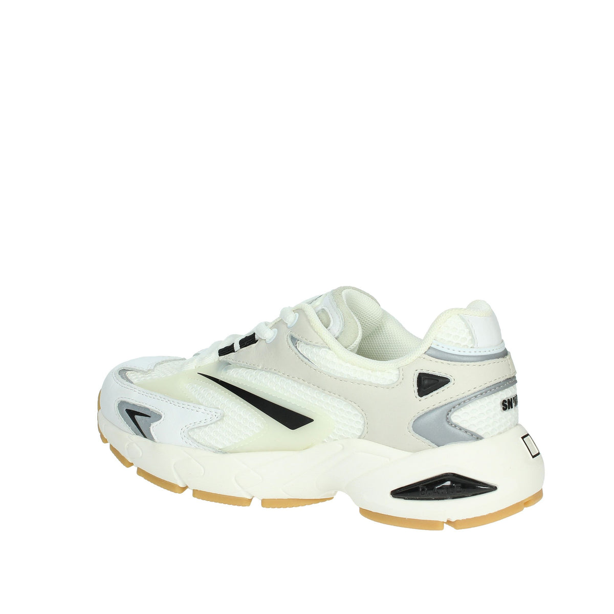 D.A.T.E. Donna Sneakers bassa W401-SN-ME-WA Bianco/Grigio