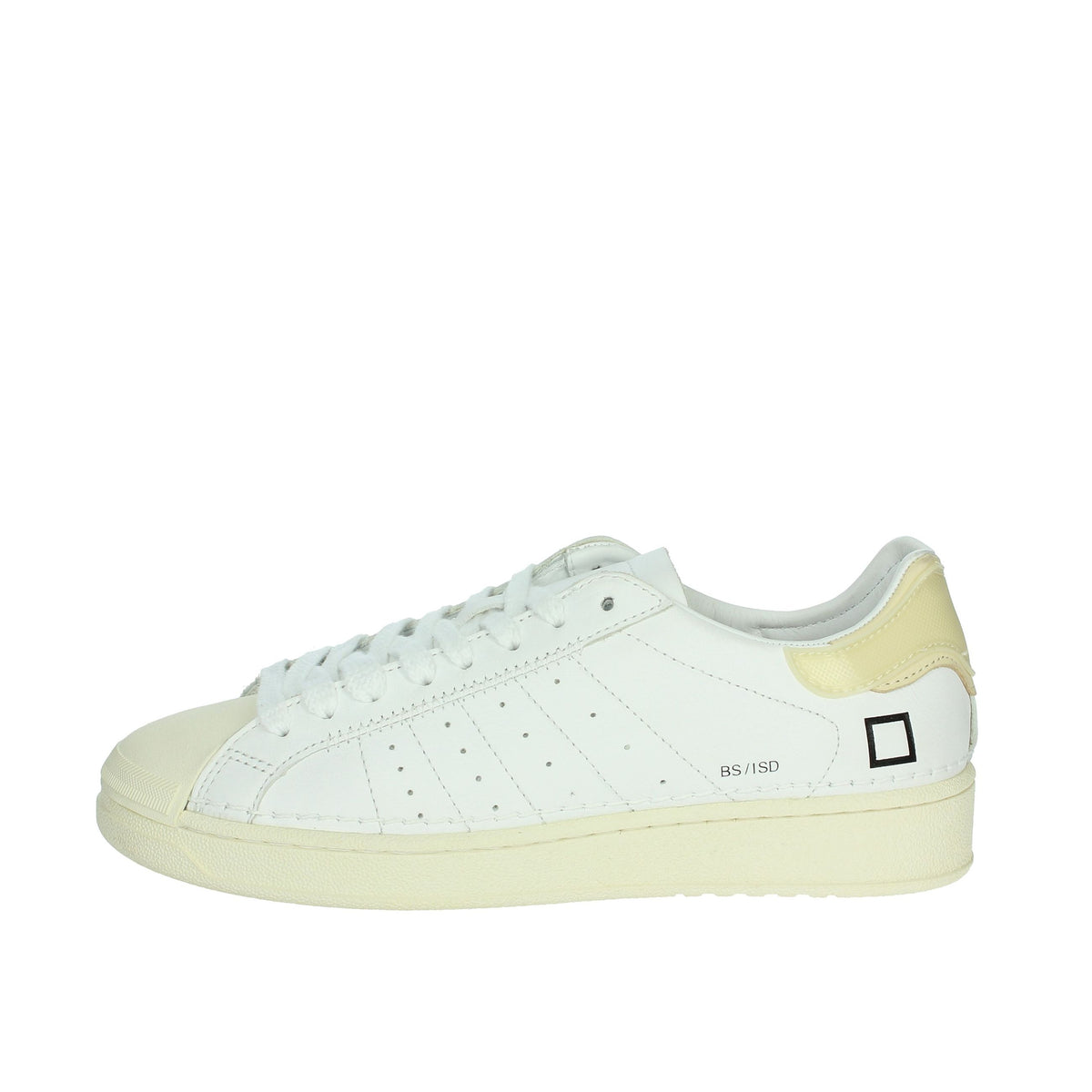 D.A.T.E. Donna Sneakers bassa W401-BA-IS-IR Bianco/Beige