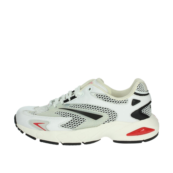 D.A.T.E. Donna Sneakers bassa W401-SN-ME-WB Bianco/Nero