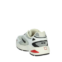 D.A.T.E. Donna Sneakers bassa W401-SN-ME-WB Bianco/Nero