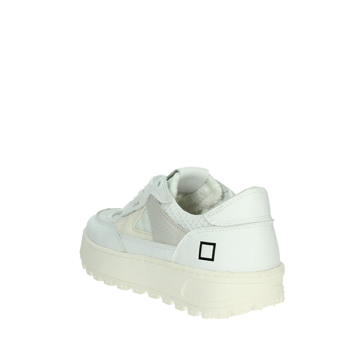 D.A.T.E. Donna Sneakers bassa W401-K2-HD-WH Bianco