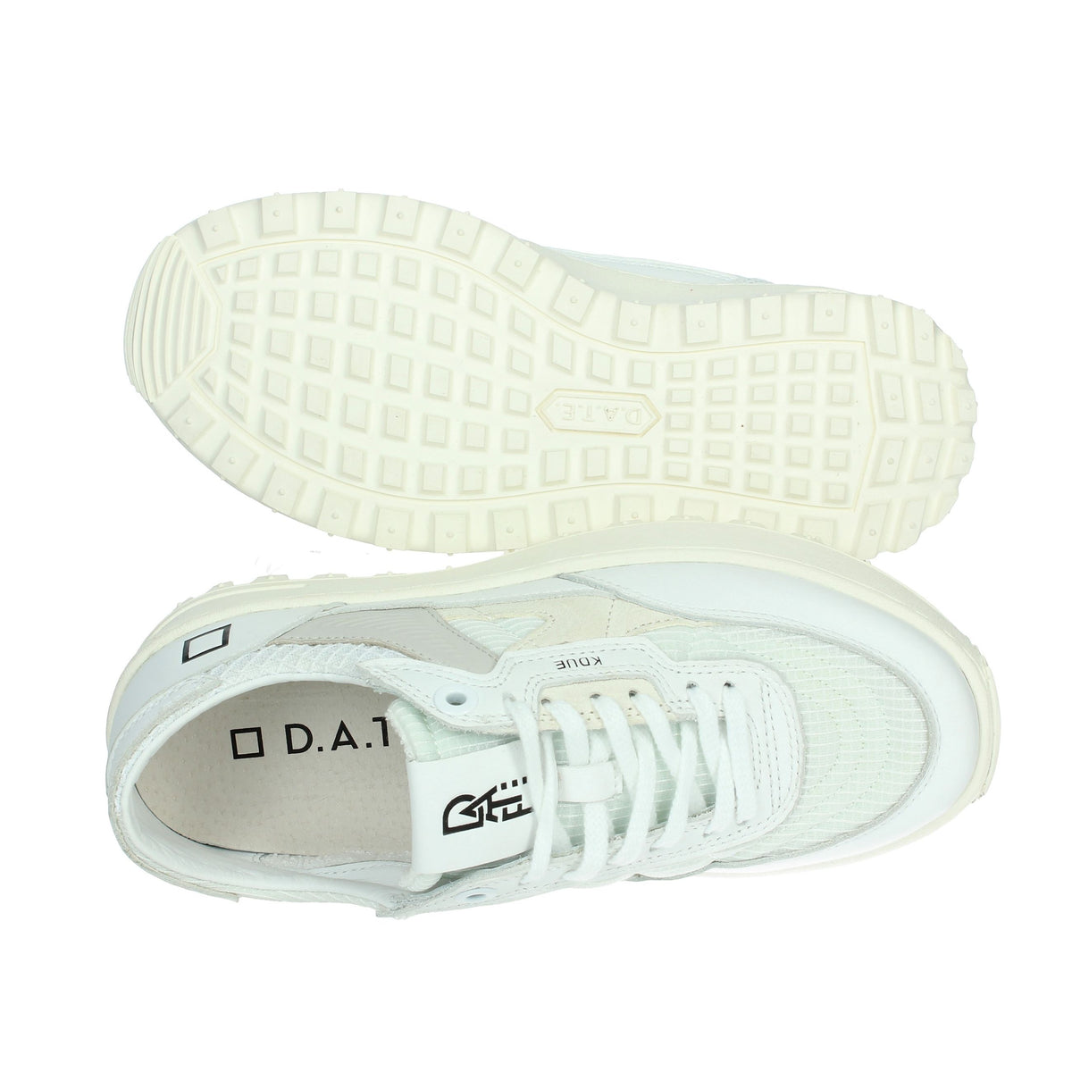 D.A.T.E. Donna Sneakers bassa W401-K2-HD-WH Bianco