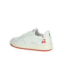 D.A.T.E. Donna Sneakers bassa W401-CR-FT-CH Bianco/Arancione