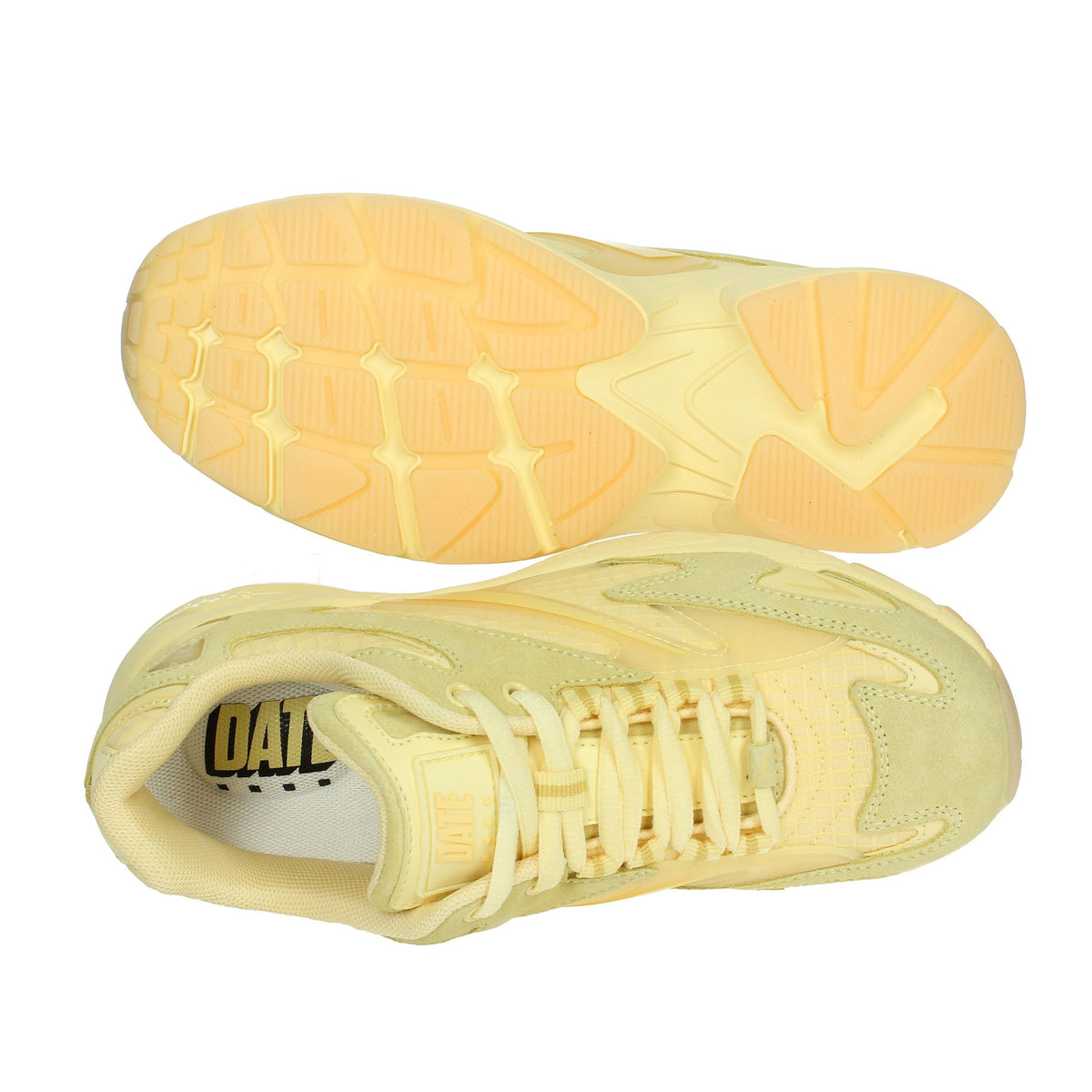 D.A.T.E. Donna Sneakers bassa W401-SN-CO-YE Giallo