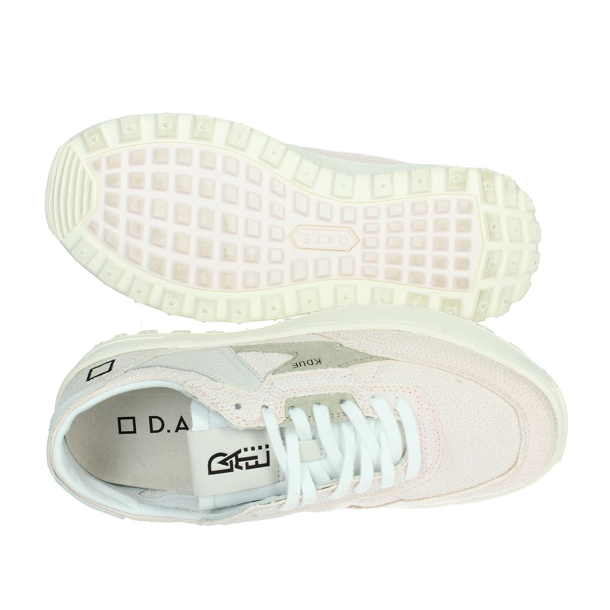 D.A.T.E. Donna Sneakers bassa W401-K2-EM-PK Rosa