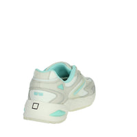 D.A.T.E. Donna Sneakers bassa W401-SN-ET-WW Bianco/Celeste