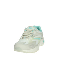 D.A.T.E. Donna Sneakers bassa W401-SN-ET-WW Bianco/Celeste