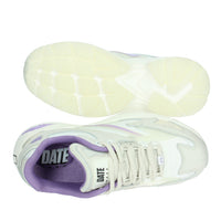 D.A.T.E. Donna Sneakers bassa W401-SN-ET-HL Bianco/Glicine