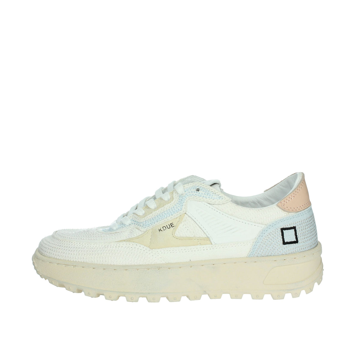 D.A.T.E. Donna Sneakers bassa W401-K2-EM-WH Bianco