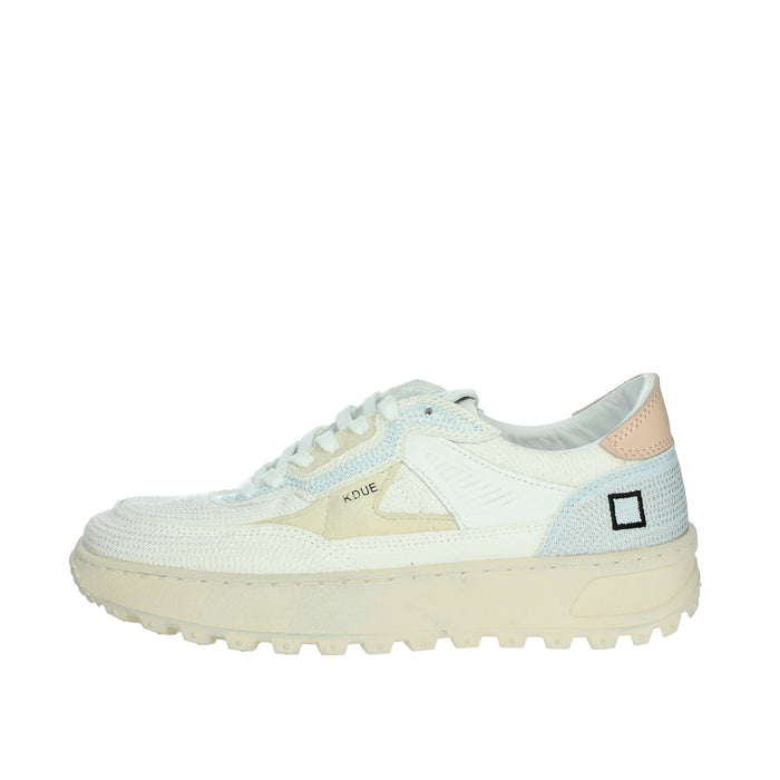 D.A.T.E. Donna Sneakers bassa W401-K2-EM-WH Bianco