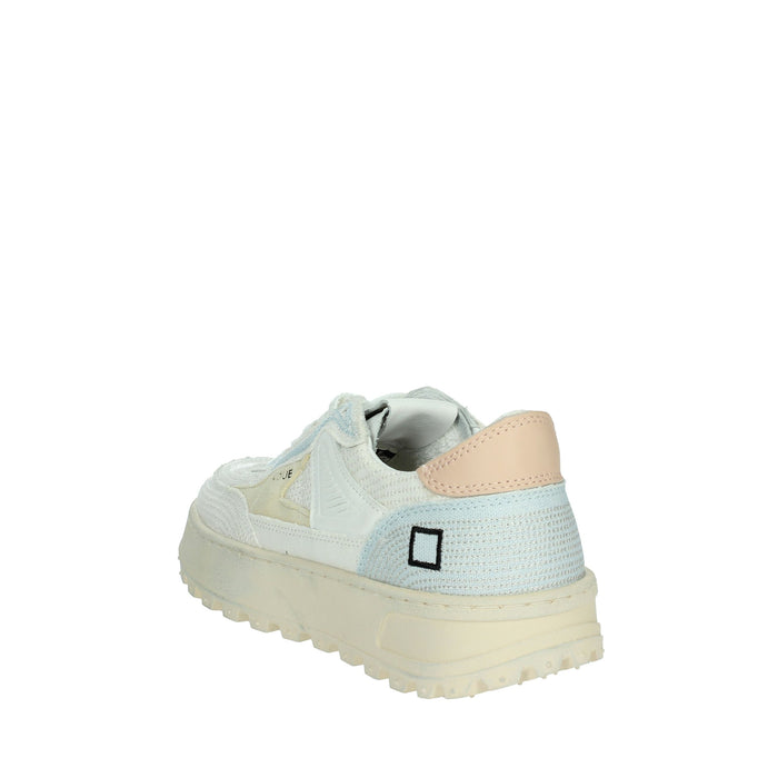 D.A.T.E. Donna Sneakers bassa W401-K2-EM-WH Bianco