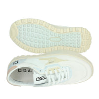 D.A.T.E. Donna Sneakers bassa W401-K2-EM-WH Bianco