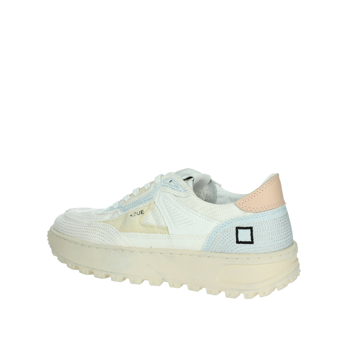 D.A.T.E. Donna Sneakers bassa W401-K2-EM-WH Bianco