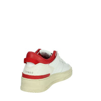 D.A.T.E. Donna Sneakers bassa W401-TO-LE-HY Bianco/Rosso