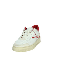 D.A.T.E. Donna Sneakers bassa W401-TO-LE-HY Bianco/Rosso