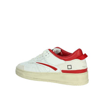 D.A.T.E. Donna Sneakers bassa W401-TO-LE-HY Bianco/Rosso