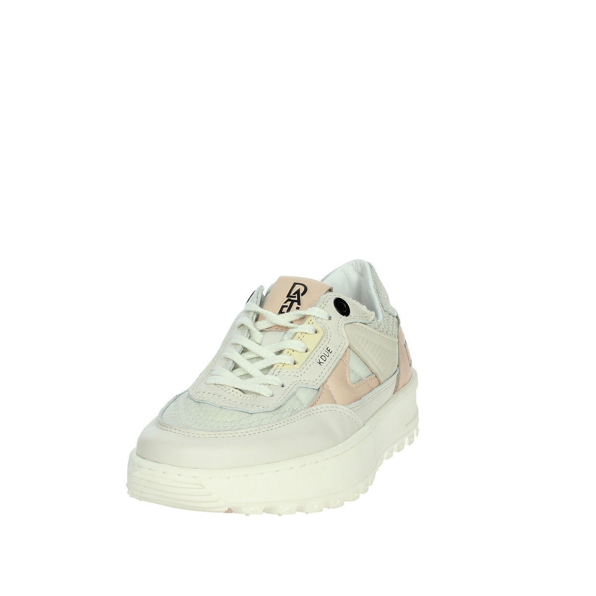 D.A.T.E. Donna Sneakers bassa W401-K2-HD-PK Beige/Rosa