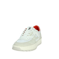 D.A.T.E. Donna Sneakers bassa W401-K2-CO-HR Bianco/Rosso
