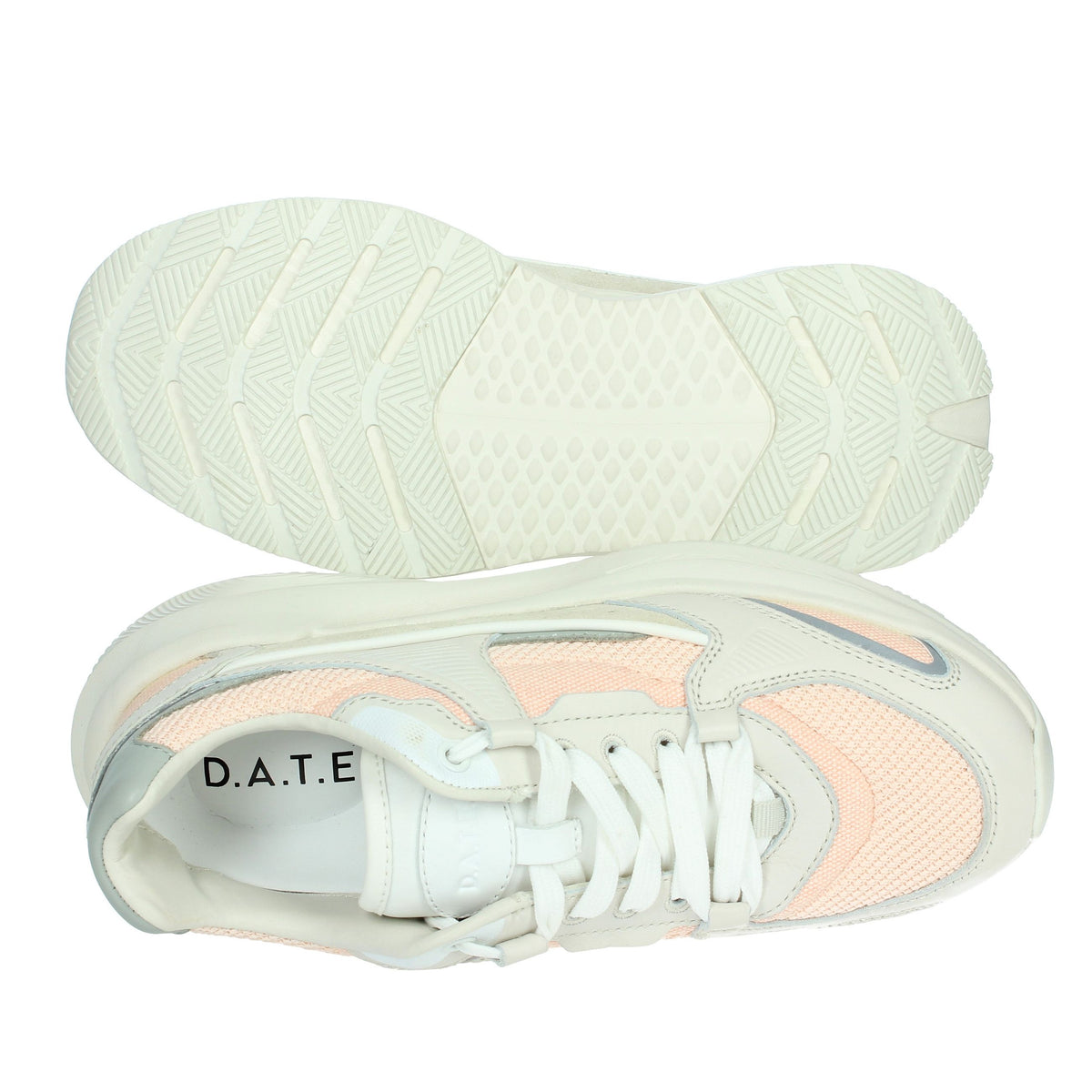 D.A.T.E. Donna Sneakers bassa W401-VL-HD-PH Rosa