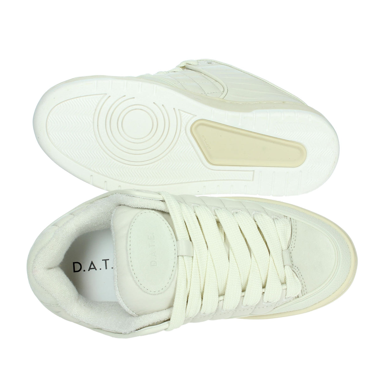 D.A.T.E. Donna Sneakers bassa W401-SK-SF-IV Avorio