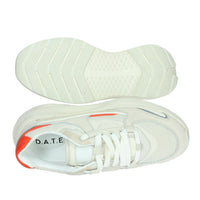 D.A.T.E. Donna Sneakers bassa W401-VL-HD-IV Avorio