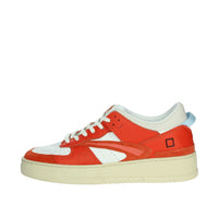 D.A.T.E. Donna Sneakers bassa W401-TO-BC-HT Bianco/Rosso