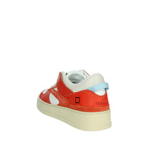D.A.T.E. Donna Sneakers bassa W401-TO-BC-HT Bianco/Rosso