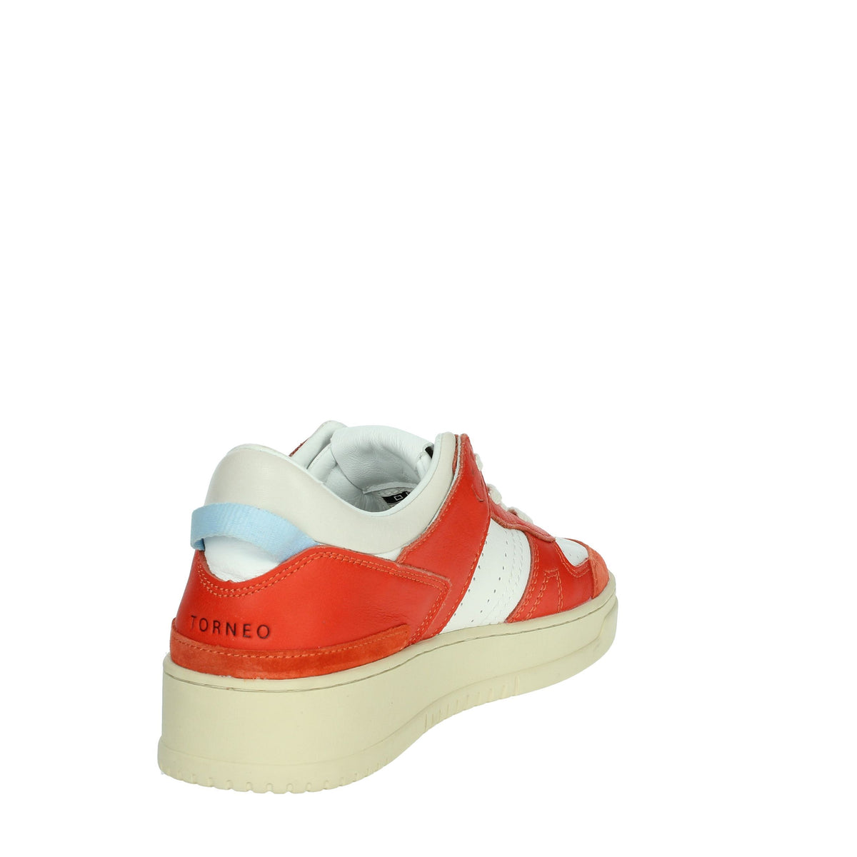 D.A.T.E. Donna Sneakers bassa W401-TO-BC-HT Bianco/Rosso