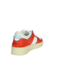 D.A.T.E. Donna Sneakers bassa W401-TO-BC-HT Bianco/Rosso