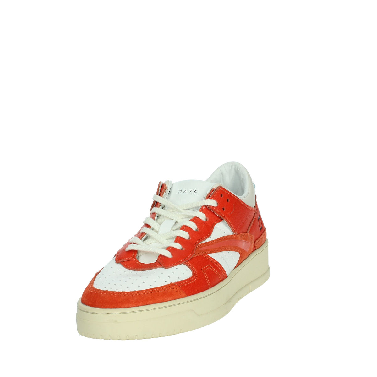 D.A.T.E. Donna Sneakers bassa W401-TO-BC-HT Bianco/Rosso