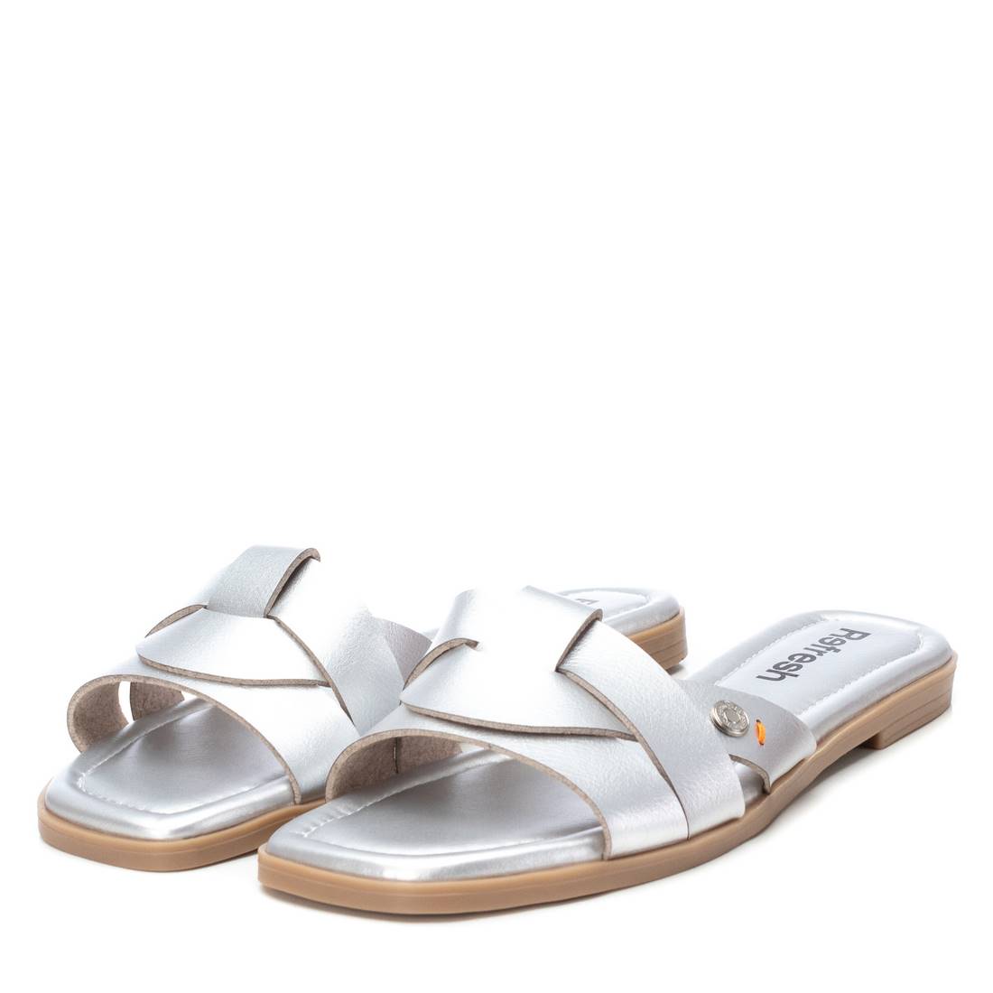 REFRESH Donna Ciabatte basse 171935 Argento