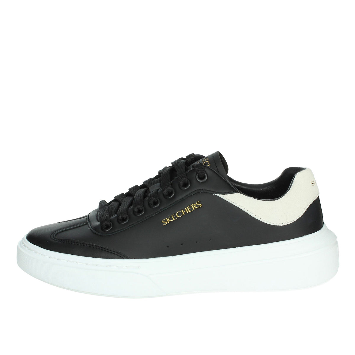 SKECHERS Uomo Sneakers bassa 232858 Nero/Bianco