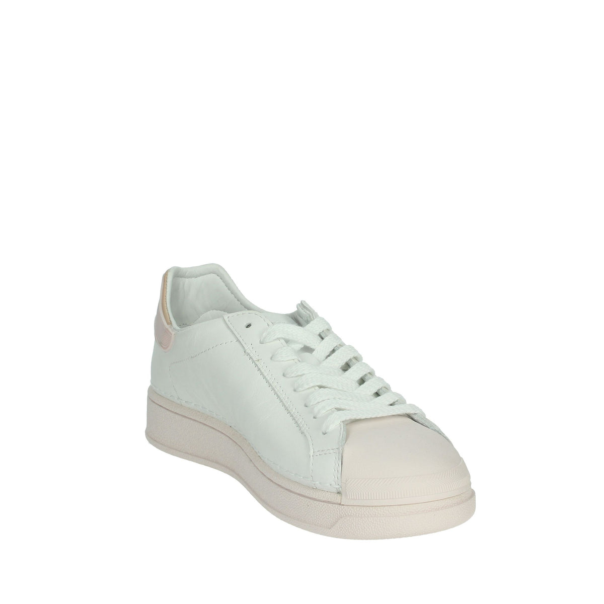 D.A.T.E. Donna Sneakers bassa W401-BA-IS-WP Bianco/Rosa