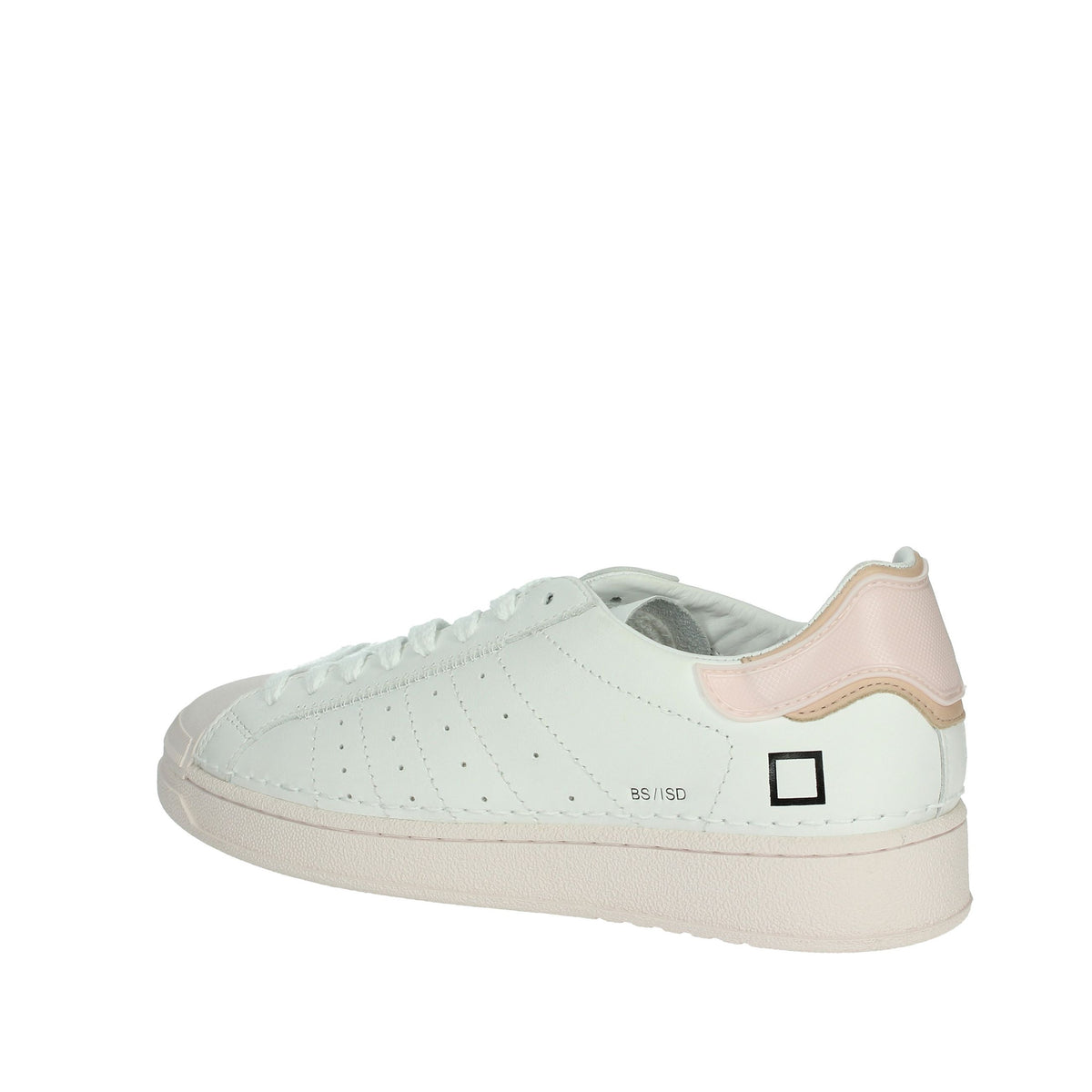 D.A.T.E. Donna Sneakers bassa W401-BA-IS-WP Bianco/Rosa