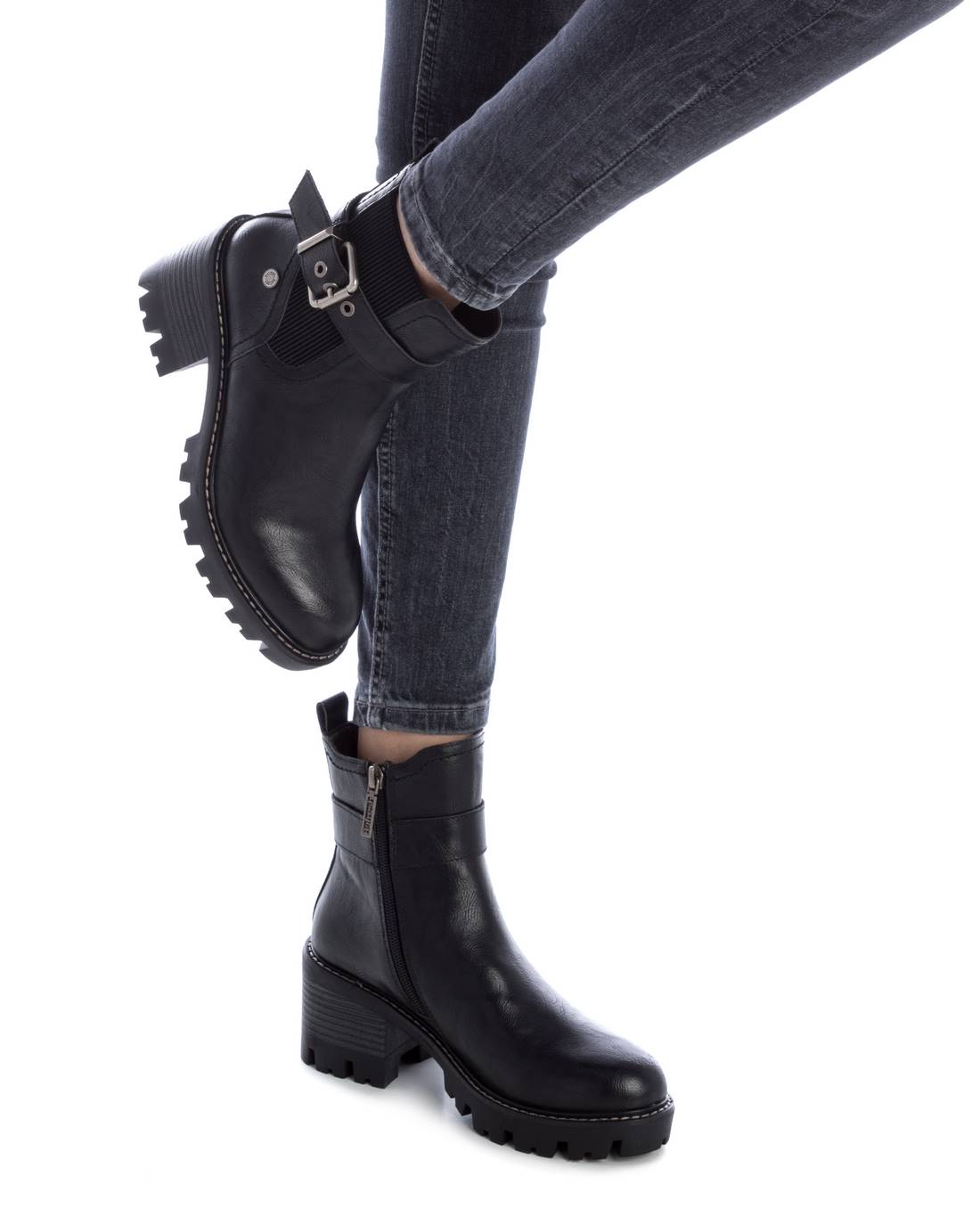 REFRESH Donna Stivaletti tacco 172355 Nero