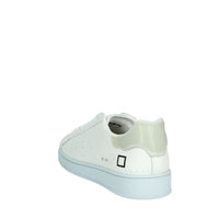 D.A.T.E. Donna Sneakers bassa W401-BA-IS-ID Bianco/Celeste