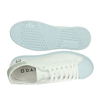 D.A.T.E. Donna Sneakers bassa W401-BA-IS-ID Bianco/Celeste