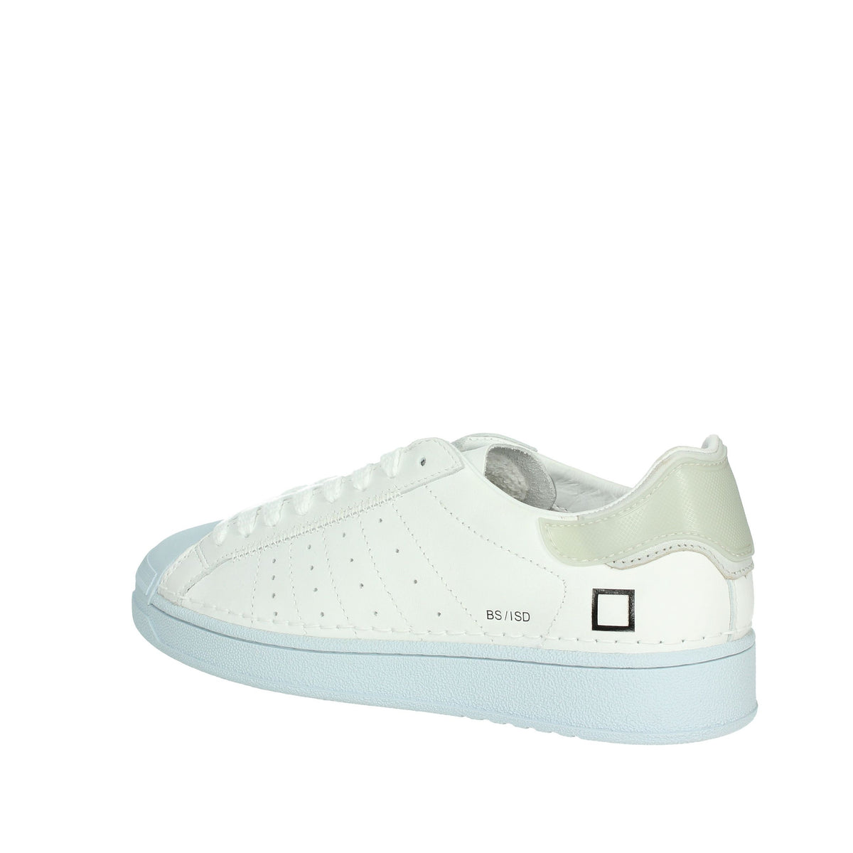 D.A.T.E. Donna Sneakers bassa W401-BA-IS-ID Bianco/Celeste
