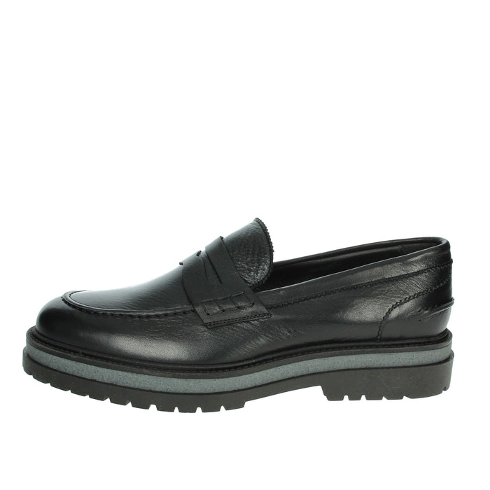 GINO TAGLI Uomo Mocassino 652 ALCE Nero