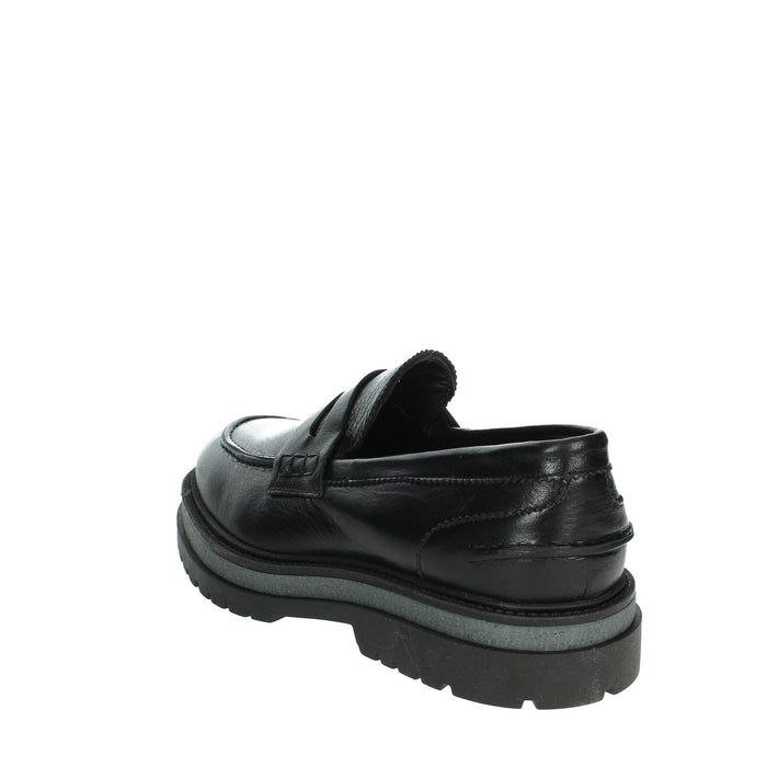 GINO TAGLI Uomo Mocassino 652 ALCE Nero