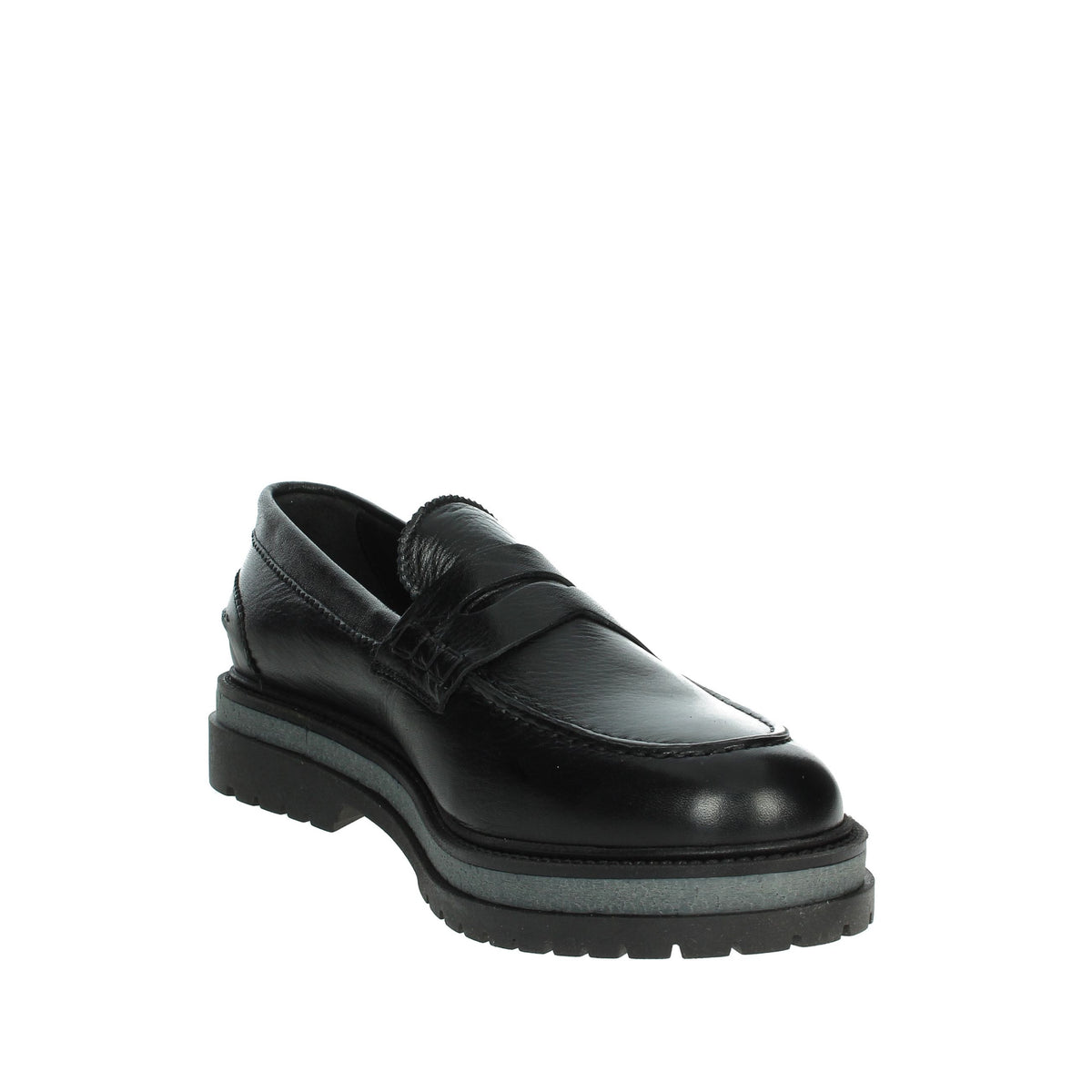GINO TAGLI Uomo Mocassino 652 ALCE Nero