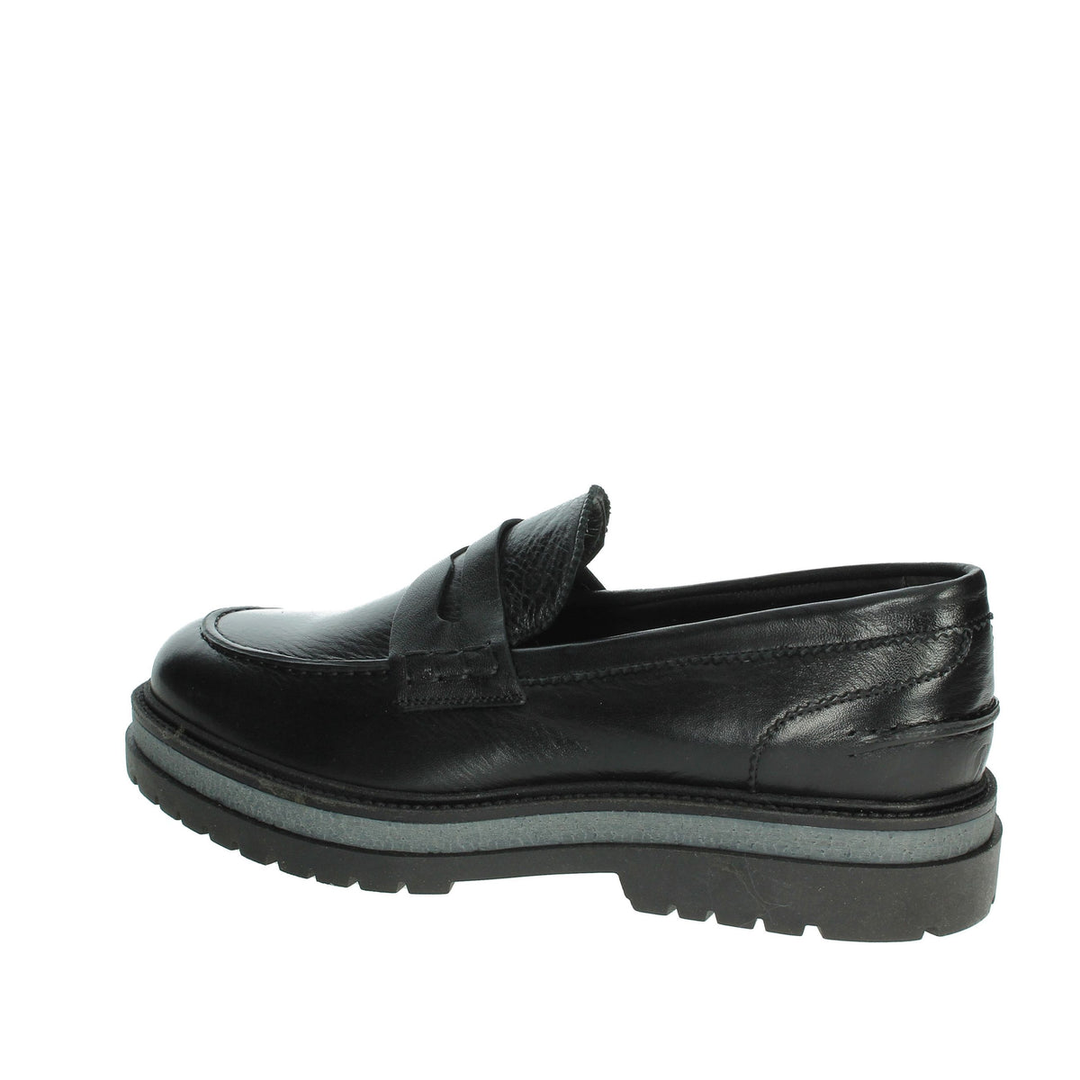 GINO TAGLI Uomo Mocassino 652 ALCE Nero