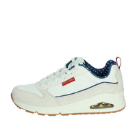 SKECHERS Donna Sneakers bassa 177910 Bianco/Blu