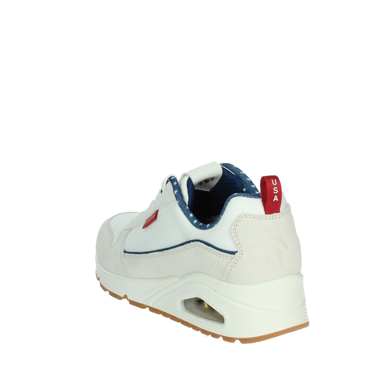 SKECHERS Donna Sneakers bassa 177910 Bianco/Blu